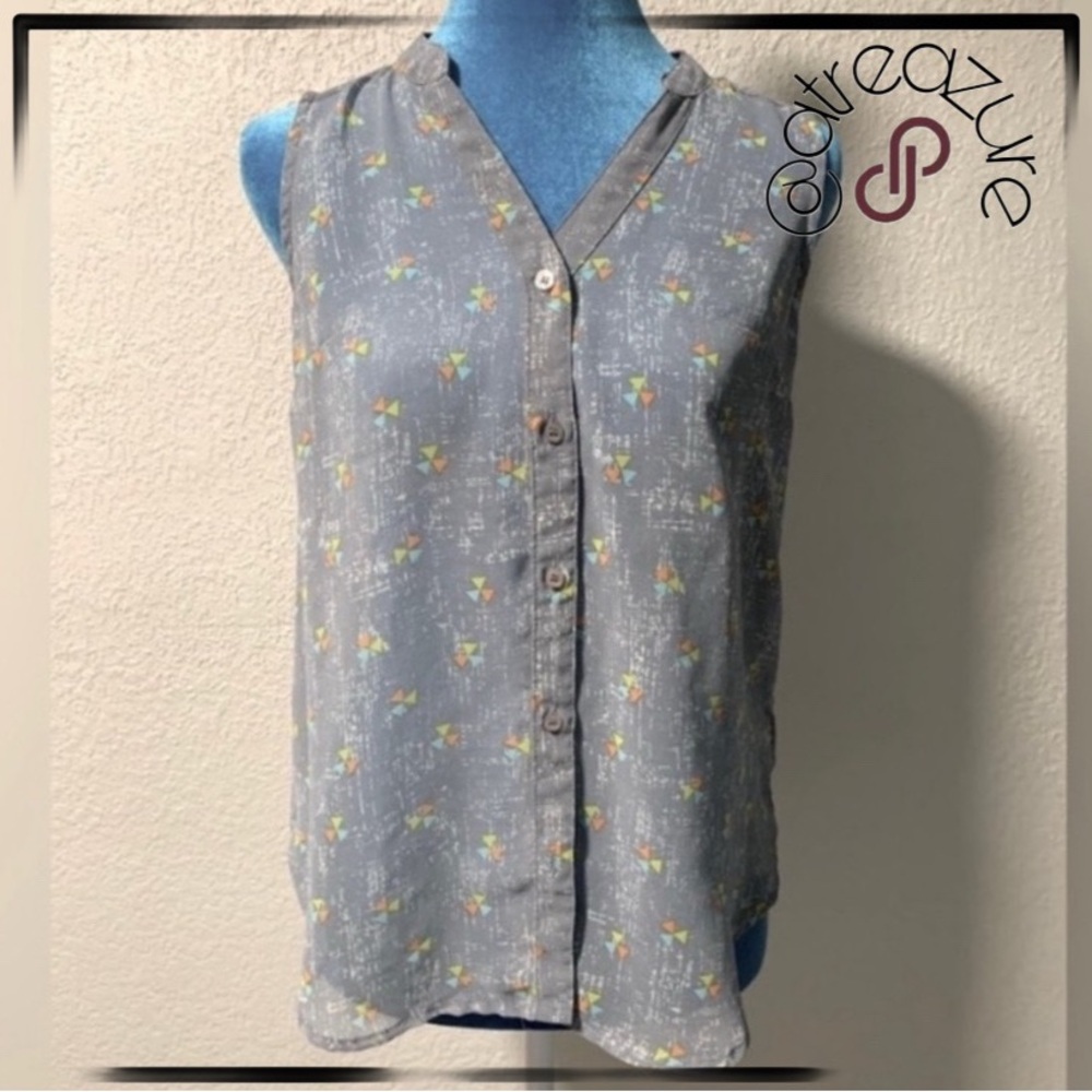 🈹 Mossimo Sheer Sleeveless Blouse